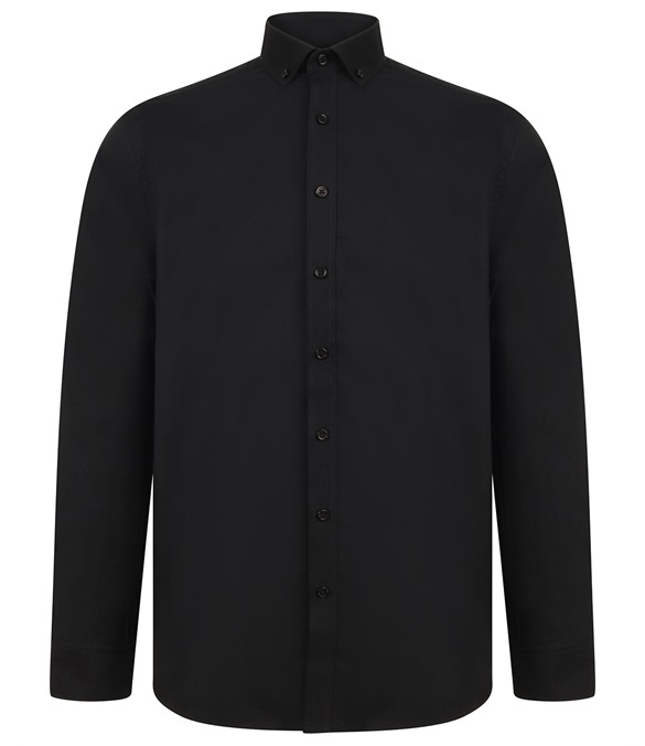 Modern long sleeve Oxford shirt