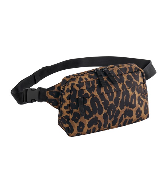 Leopard print cross-body bag