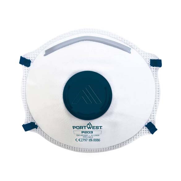 FFP2 Valved Respirator (Pk10)