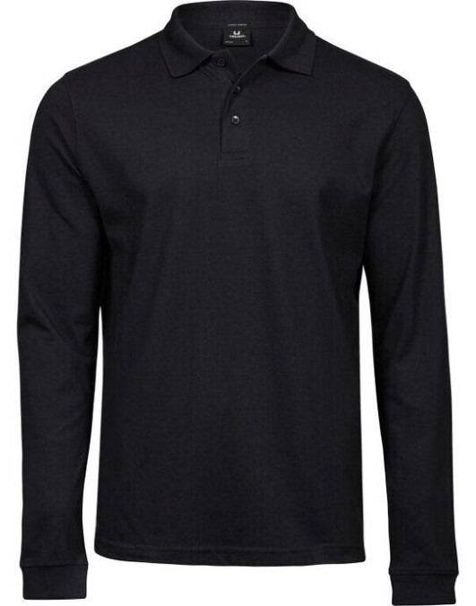Mens Luxury L/S Stretch Polo
