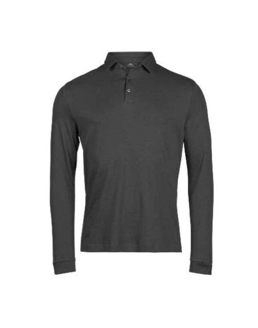 Pima Cotton Long Sleeve Polo