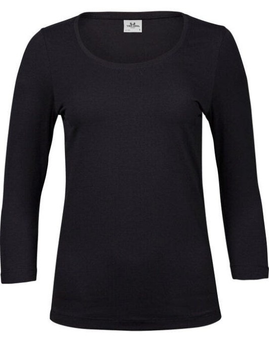 Ladies 3/4 Sleeve Stretch Tee
