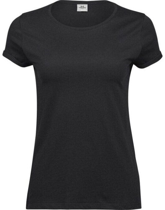 Ladies Roll Up Sleeve Tee