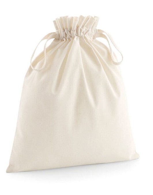 Soft Cotton Drawcord Bag