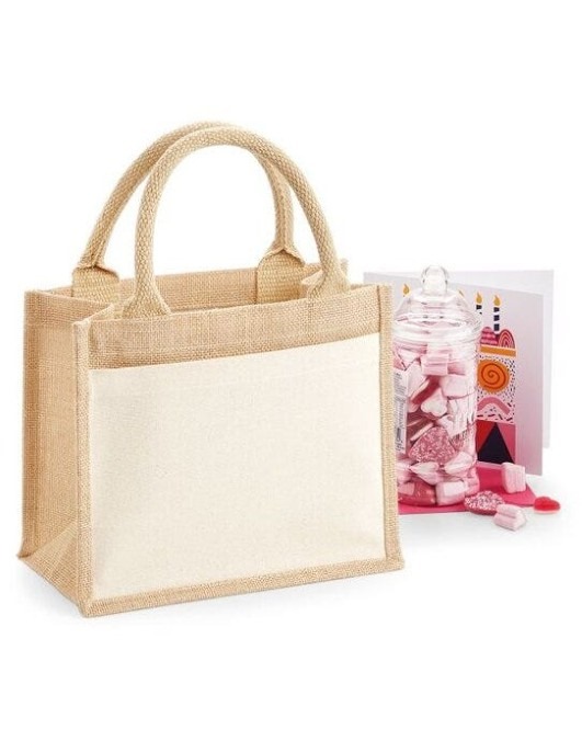 Pocket Jute Gift Bag