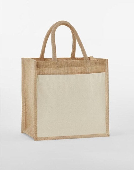 Pocket Starch Jute Tote