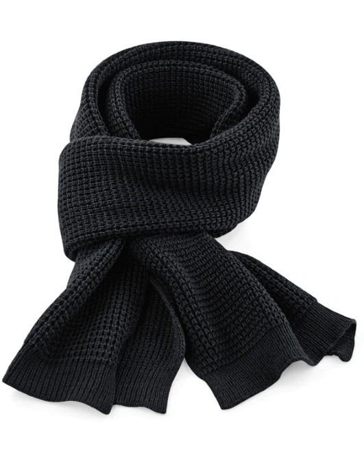 Classic Waffle Knit Scarf