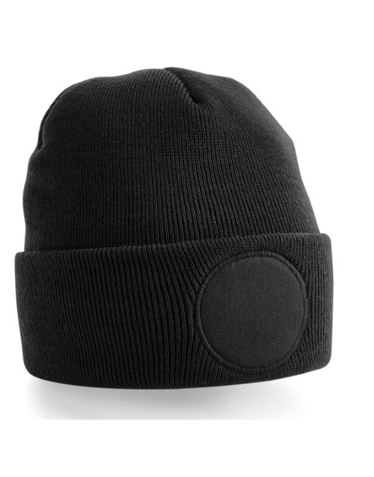 Circular Patch Beanie