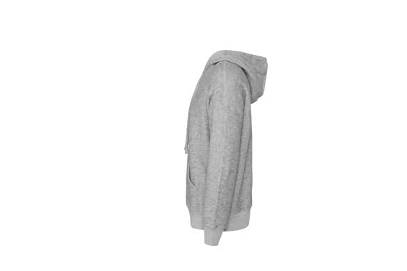 Unisex sueded fleece pullover hoodie