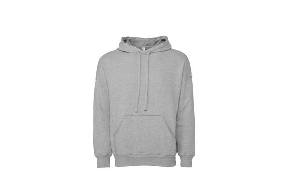 Unisex raw-seam hoodie