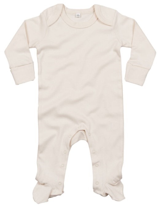 Baby Organic Sleepsuit with Scratch Mitts