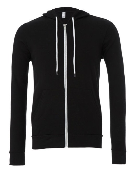 Canvas Unisex Poly-Cotton Fleece Full-Zip Hoodie