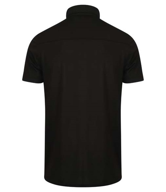 Stretch polo shirt with wicking finish (slim fit)