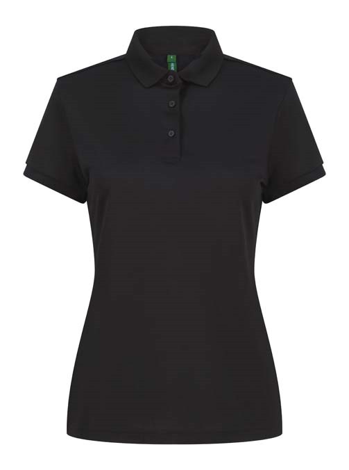 Women’s recycled polyester polo shirt