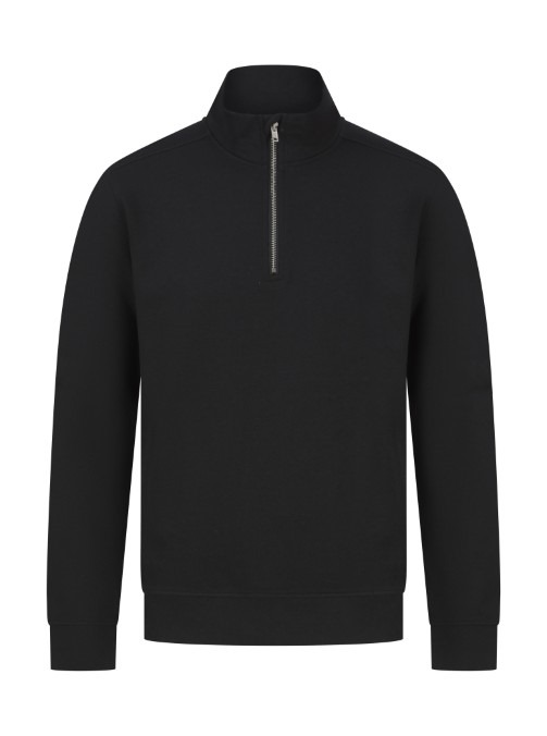 Unisex sustainable 1/4 zip sweatshirt