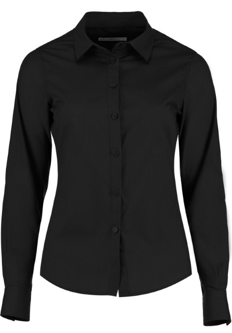 Women&#39;s poplin shirt long sleeve