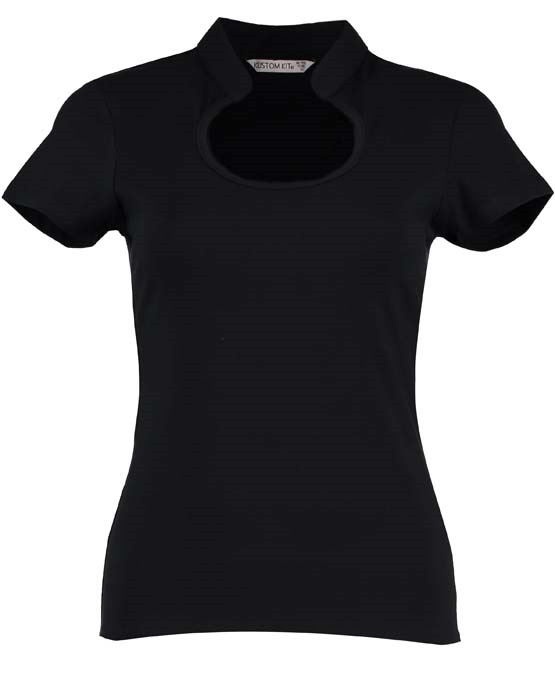 Women&#39;s corporate top keyhole neck (regular fit)