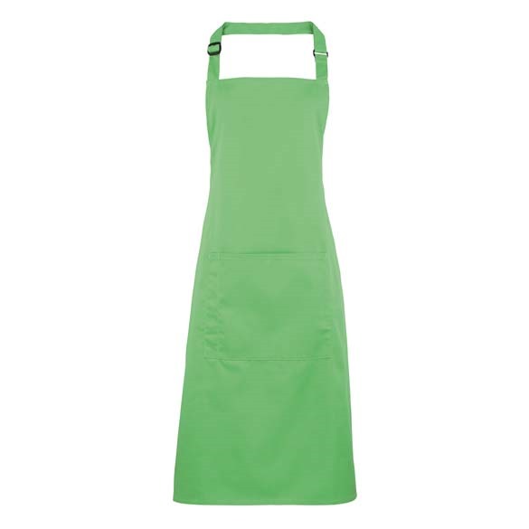 Colours bib apron with pocket