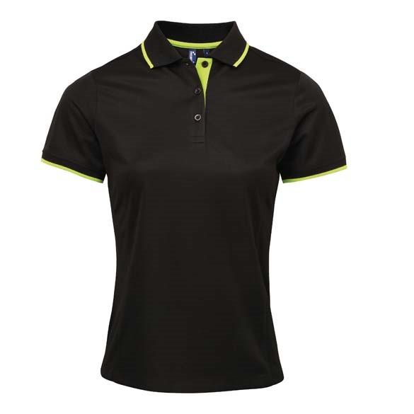 Women&#39;s contrast Coolchecker&#174; polo