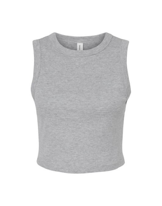 Women&#39;s Micro Rib Muscle Crop Tank