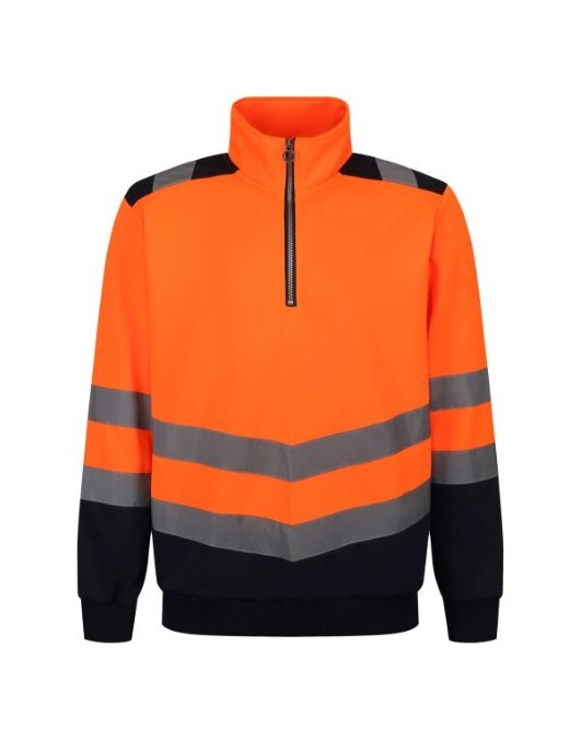 Pro Two Tone 1/4 Zip Sweat Top