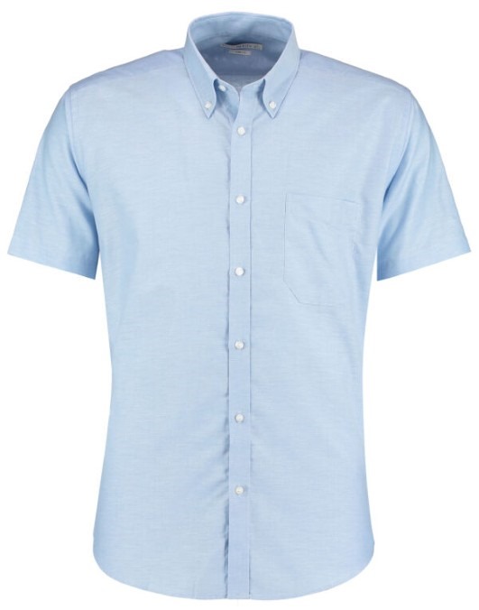 Slim Fit Short Sleeve Workwear Oxford Shirt