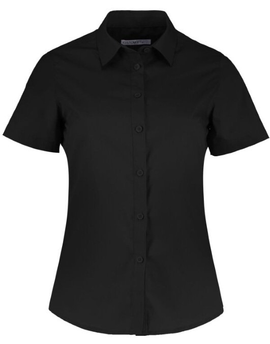 Tailored Fit Short Sleeve Poplin Shirt