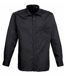 Long sleeve poplin shirt
