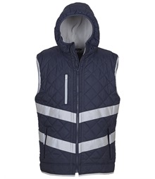 Hi-vis Kensington hooded gilet (HV007)