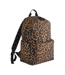 Leopard print backpack