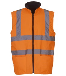 Hi-vis reversible fleece bodywarmer (HV008F)