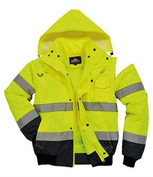Hi-vis contrast bomber jacket (C465)