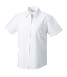 Ladies' Short Sleeve Tailored Oxford Shirt