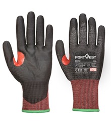 AHR13 F Dark PU Cut Glove