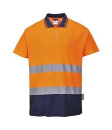 2-Tone Cotton Comfort Polo
