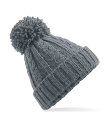 Cable Knit Melange Beanie