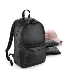 Faux Leather Fashion Backpack