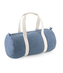 Denim Barrel Bag