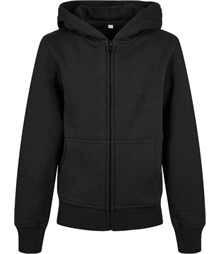 Organic kids basic zip hoodie