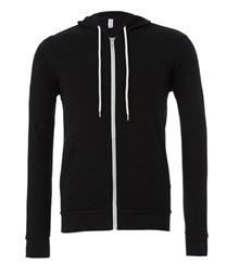 Canvas Unisex Poly-Cotton Fleece Full-Zip Hoodie