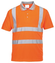 Hi-vis short sleeved polo (S477/RT22)