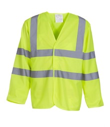 Hi-Vis Long Sleeve Waistcoat