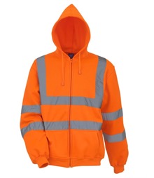 Hi-Vis Zipped Hoodie