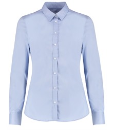Women's stretch Oxford shirt long-sleeved (tailored fit)