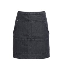 Jeans stitch denim waist apron