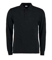 Men's Long Sleeved Pique Polo Shirt