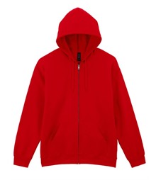 Softstyle Midweight Fleece Adult Full Zip Hooded Sweatshirt