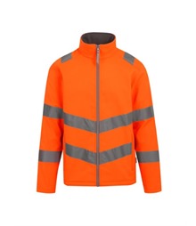 Hi-Vis Pro Contract Ablaze 2 Layer Softshell Jacket (Class 3)