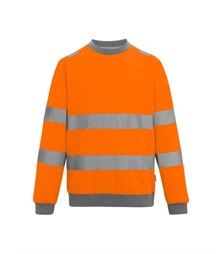 Hi-Vis Pro Contrast Crew Neck Sweatshirt