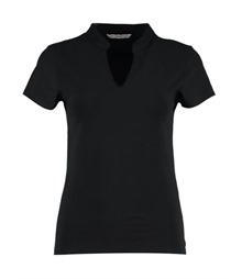 Regular Fit Short Sleeve Mandarin Colar Top